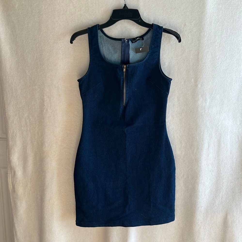 Derek Heart Navy Mini Dress
